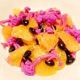 紫カリフラワー☆三色サラダ